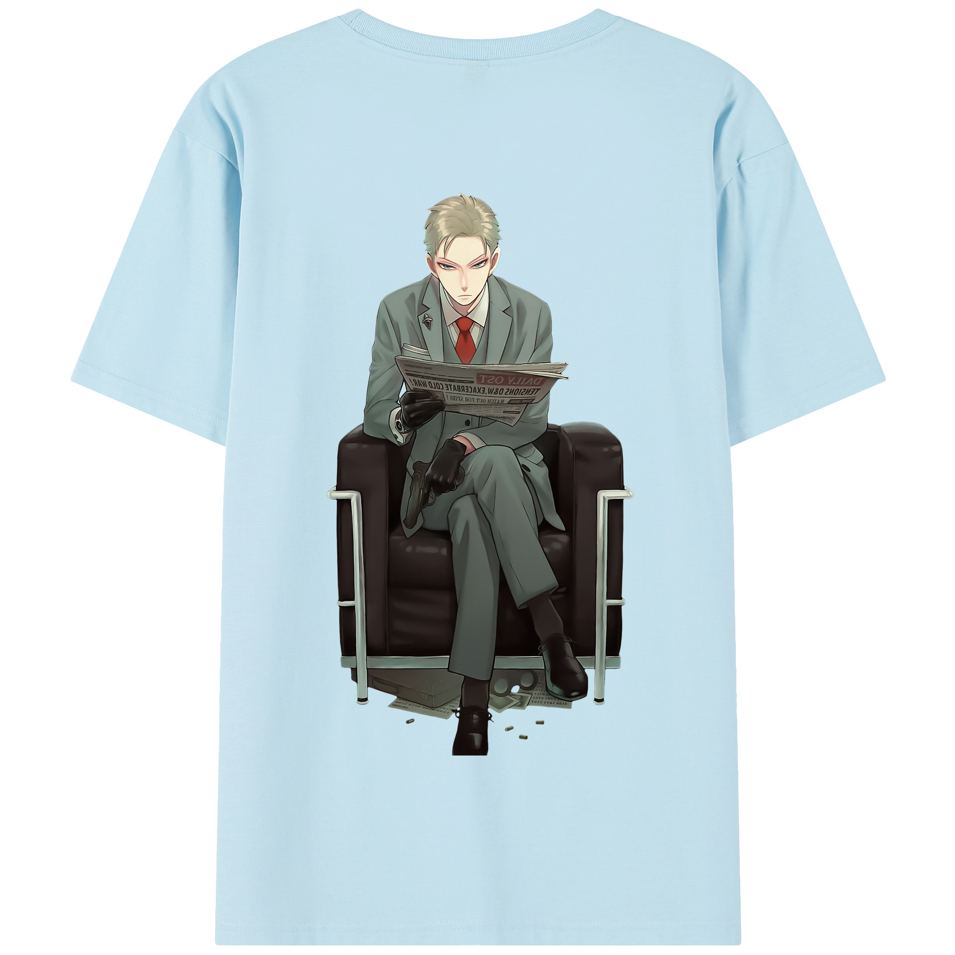 （画像用） SPY×FAMILY间谍家家酒 綿100％半袖Tシャツ（背面プリント）